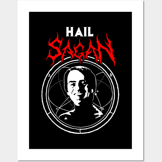 Hail Sagan merch Wall Art by rosart